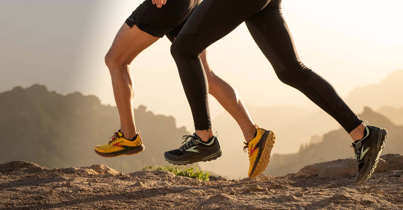 Trail running discount shoes on concrete